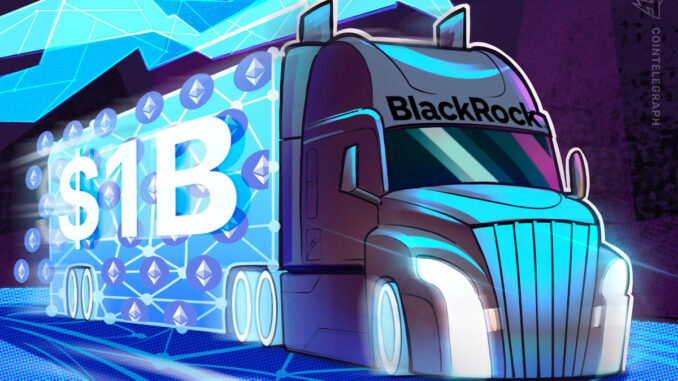 Ethereum eyes 65% gains from 'cycle bottom' as BlackRock ETH Ethereum eyes 65% gains from 'cycle bottom' as BlackRock ETH stash crosses $1B