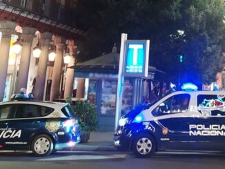 National Police Corp vehicles in Spain
