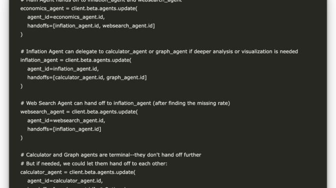 How to Create Smart Multi-Agent Workflows Using the Mistral Agents How to Create Smart Multi-Agent Workflows Using the Mistral Agents API’s Handoffs Feature