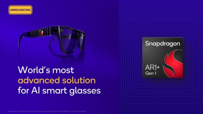 Qualcomm shares its vision for the future of smart glasses Qualcomm shares its vision for the future of smart glasses with on-glass Gen AI