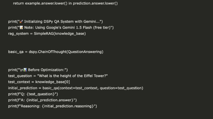 A Coding Guide to Build Modular and Self-Correcting QA Systems with DSPy