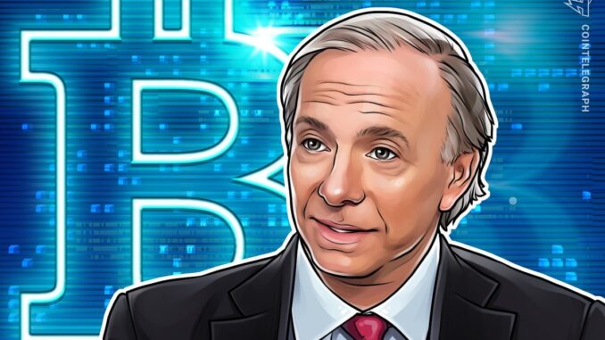 Ray Dalio Suggests 15% Portfolio Allocation To Bitcoin Ray Dalio Suggests 15% Portfolio Allocation To Bitcoin