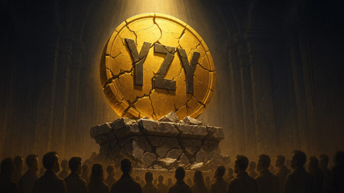 YZY token aftermath sees 105 traders lose $100k-$1M each in YZY token aftermath sees 105 traders lose $100k-$1M each in $75M wipeout