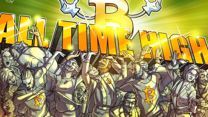 BTC Nears Record Highs as Total Market Cap Peaks at BTC Nears Record Highs as Total Market Cap Peaks at $4.21T