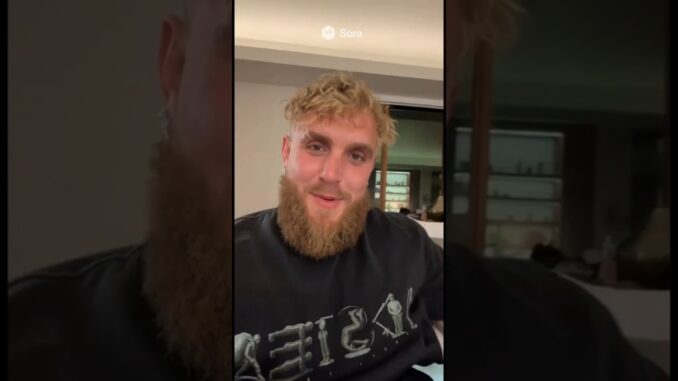 It seems Jake Paul has huge news to share! #aislop #sora #ai #trending #viral