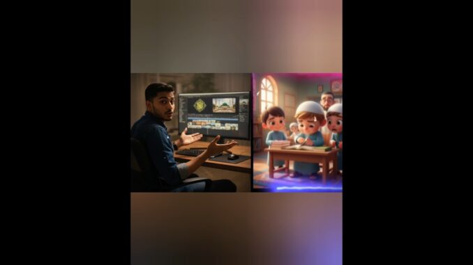 AI Video Creation on Mobile Step-by-Step | Beginners Guide #shorts #islamicshorts #videoedits