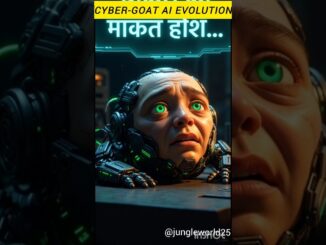 जब बकरे ने इंसानों को हरा दिया 🤯 | Cyber-Goat AI Evolution 🐐⚙️#shorts#funny #comedy #ai
