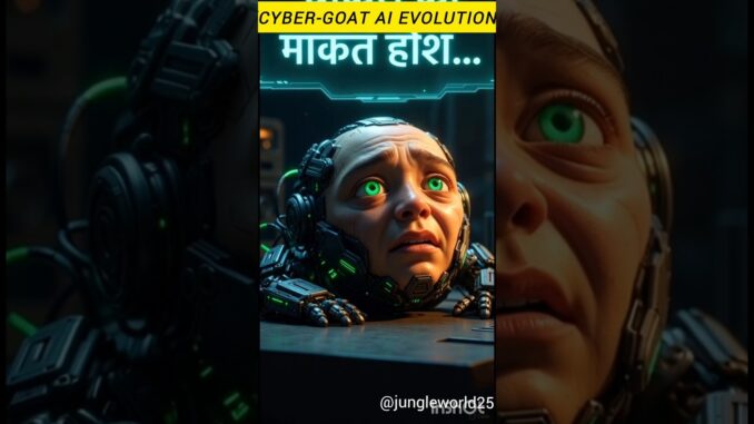 जब बकरे ने इंसानों को हरा दिया 🤯 | Cyber-Goat AI Evolution 🐐⚙️#shorts#funny #comedy #ai
