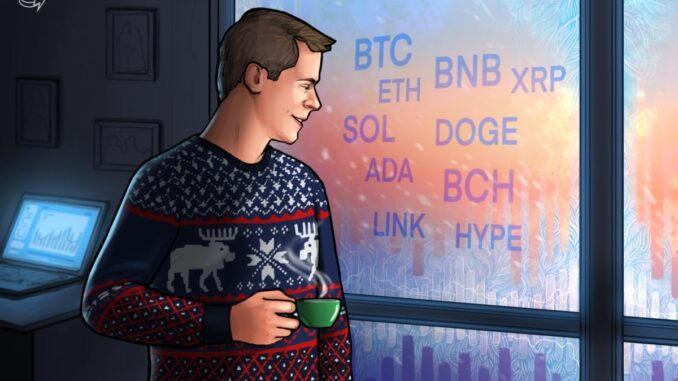 BTC, ETH, BNB, XRP, SOL, DOGE, ADA, BCH, LINK, HYPE