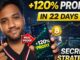 120% Crypto Profit in 22 Days 🔥 Secret Strategy Reveal | Live Trade Proof | Crypto Trading India