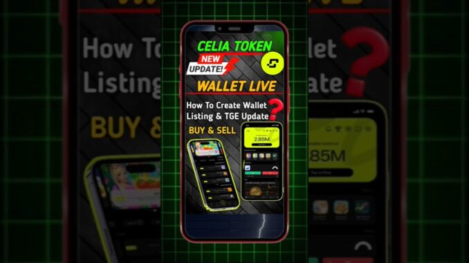 Celia Mining App New Update | Wallet Kaise Banaye? | Celia Token #shorts  #Tecnicalfact 