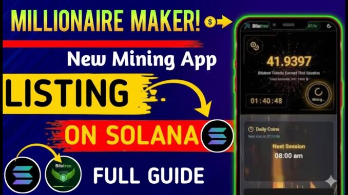 2026 New Mining App/ Create Account/ Full Detailed Tutorial/ Blistree Mining| Crypto BTC ETH SOL