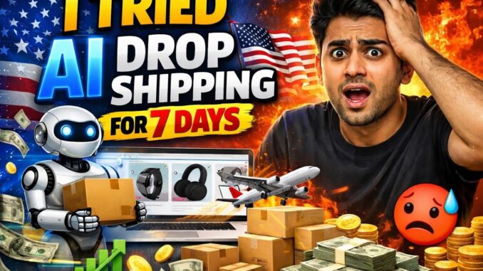 AI Dropshipping for Beginners: I Tried It for 7 Days