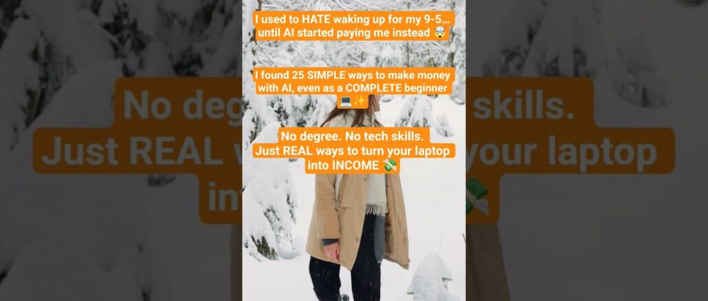 AI is printing money for beginners 🤖💸 #aimoney #sidehustle