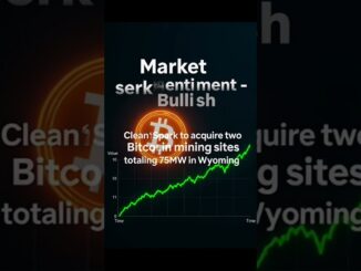 CleanSpark to acquire two Bitcoin mining sites totaling 75MW in Wyoming #Shorts