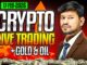 Live Trading : Crypto and Gold  | 17 FEB  - IITian Trader #cryptotrading
