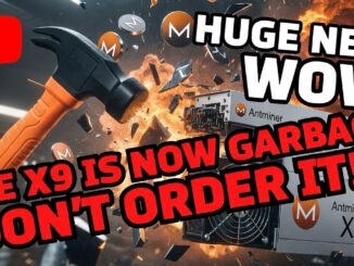 Major Bitmain X9 Miner UPDATE - NERF Hammer