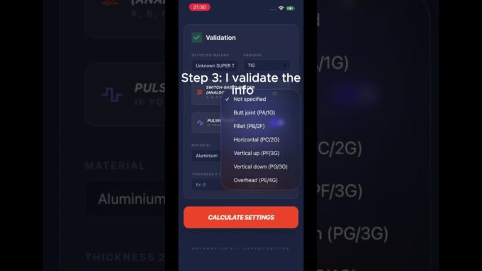 This is how WeldMaster AI works 👆 #diy #workshop #maker  #welding #beginner #weldmasterai