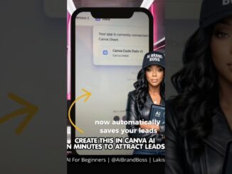 🎓AI For Beginners: Create THIS in Canva AI now! #aiforbusiness #aiforbeginners #ai #canvaai #leads