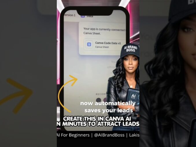 🎓AI For Beginners: Create THIS in Canva AI now! #aiforbusiness #aiforbeginners #ai #canvaai #leads