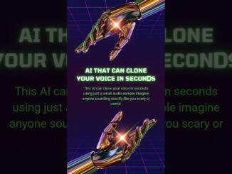 AI That Can Clone Your Voice in Seconds #ainews #technology #viralshortsvideo