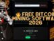 BITCOIN MINING SOFTWARE HOW TO MINE BITCOIN BITCOIN MINING ON PC BEST BITCOIN MINER 2026