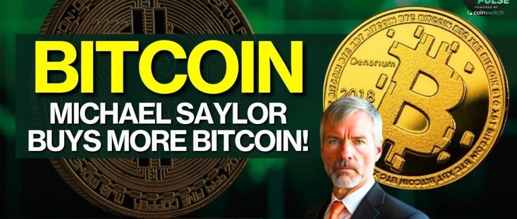 Crypto Market Pulse: Michael Saylor Buys More Bitcoin!। Top News of The Day। Powered by CoinSwitch
