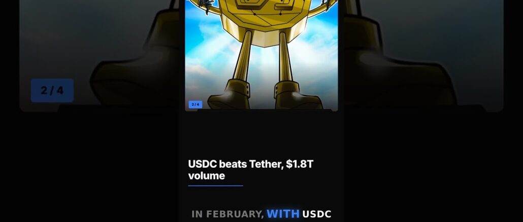 Crypto News - March 7th : #USDC Dominance