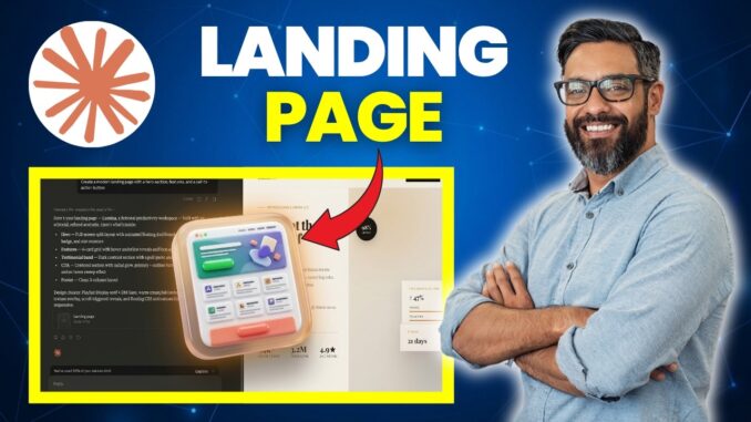 How to Build a Landing Page With Claude AI - Guide