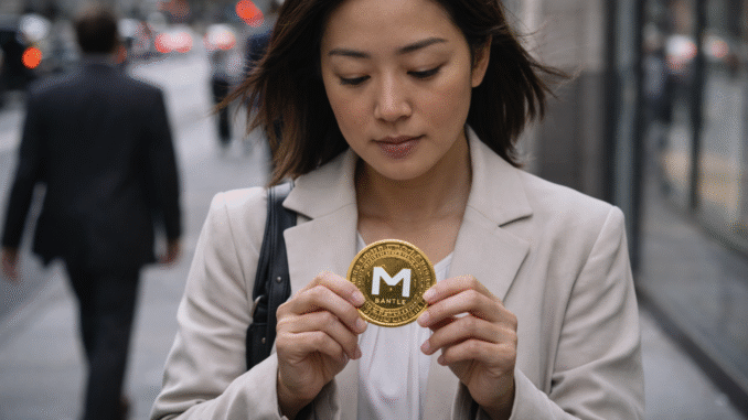 An investor looking at Mantle token