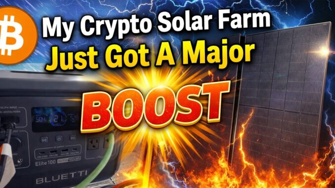 Solar Crypto Mining Farm Update