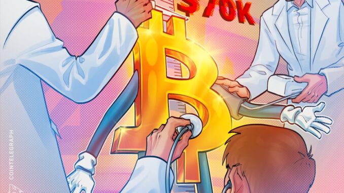 Bitcoin Clears Longs, Putting Late Shorts At $70K At Liquidation Risk