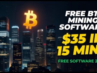This actually made $35 in 15 mins using free Bitcoin mining software — no GPU needed!