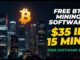 This actually made $35 in 15 mins using free Bitcoin mining software — no GPU needed!