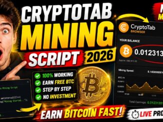 CryptoTab Auto Mining Script Tutorial | Bitcoin Earning Trick 2026