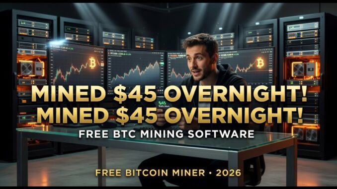Discovered this free Bitcoin mining software for my PC — easy setup!