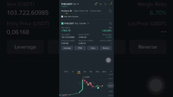 FHE Invest wisely 💰🚀🔥#trading #crypto #binnance #trader #btc #shorts