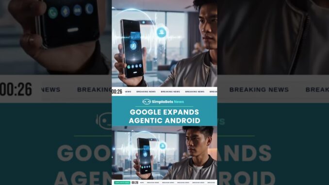 Google’s Android AI Gets Autonomous #ainews #shorts