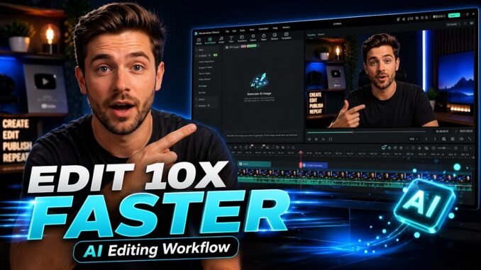 How to edit videos Faster using AI (Guide for Beginner)