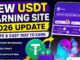 🚀 New USDT Earning Site 2026 | USDT Mining Platform Guide | Crypto Earning Update
