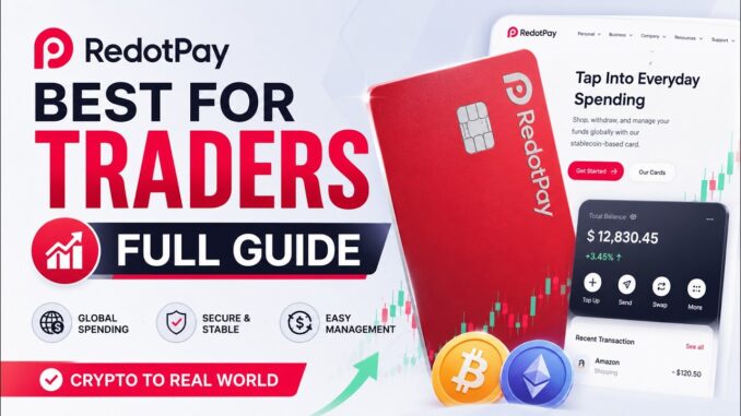 RedotPay Full Guide 2026 | Best Crypto Card For Traders? RedotPay Review, Setup & Withdrawals
