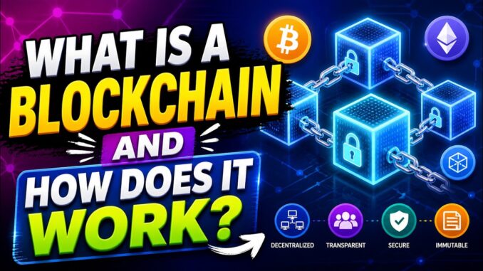 WHAT IS BLOCKCHAIN? (EXPLAINED FOR BEGINNERS)