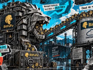 BitFuFu Bitcoin production rises 55%, reserves lag